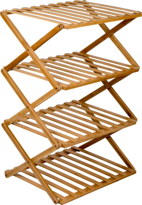 Bo-Camp Faltschrank Urban Outdoor Fitzroy Bambus L 4 Fächer - Faltschränke