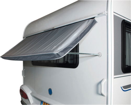 Bo-Camp Fenstermarkise für Wohnwagen Stahlrahmen 180 x 75 cm - Fenstermarkisen
