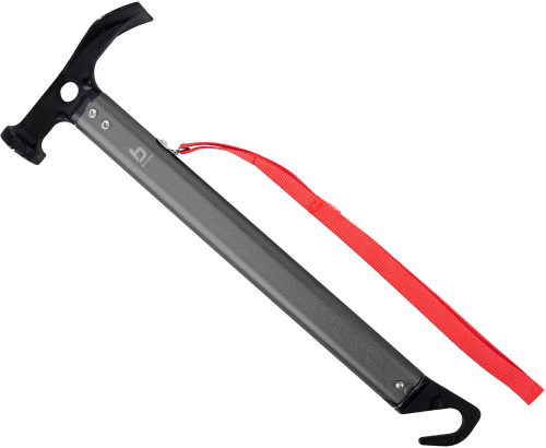 Bo-Camp Hammer mit Heringsabzieher aus Aluminium - Zelt-Gestänge & Zubehör