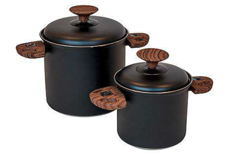 Bo-Camp Industrial Hading Compact 2 Topfset Edelstahl stapelbar 2-tlg. - Kochgeschirr-Sets