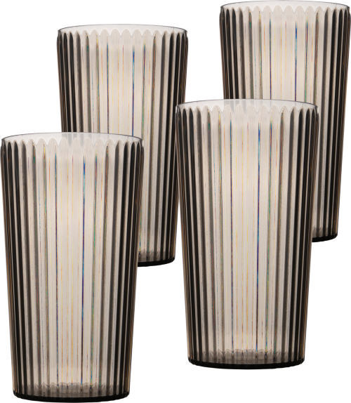 Bo-Camp Nomad Wasserglas aus recycelten RPET grau 480 ml - Gläser