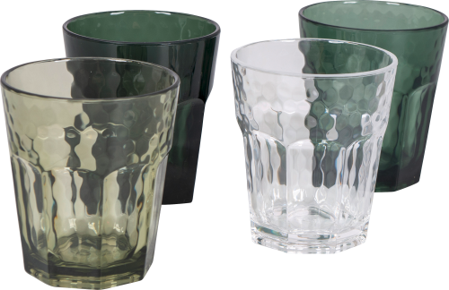 Bo-Camp Tinkglas Mix&Match 4st 200 ml grün - Gläser
