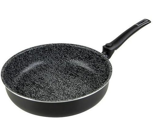 Bo-Camp Turn Bratpfanne mit klappbarem Griff 28 cm schwarz - Camping Pfannen & Woks