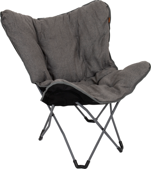 Bo-Camp Urban Outdoor Grainger L Schmetterlingsstuhl Grau - Relaxsessel