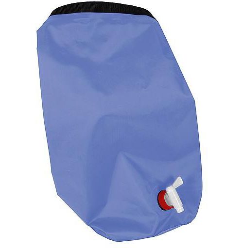 Bo-Camp Wassersack mit Lasche faltbar blau - Frischwasserkanister