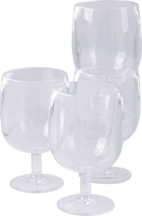 Bo-Camp Weingläser Set 4 Stück je 250 ml - Gläser