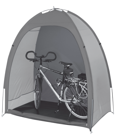 Bo-Camp grey Fahrradzelt / Universalzelt  - Universal-/ Dusch- & Gerätezelte