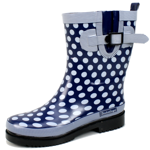 Bockstiegel Dorin Damen Gummistiefel dunkelblau multi 39 - Damenschuhe