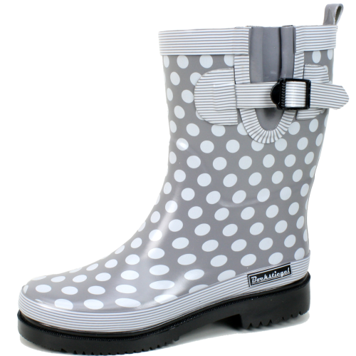 Bockstiegel Dorin Damen Gummistiefel grau multi hellgrau 36 - Damenschuhe