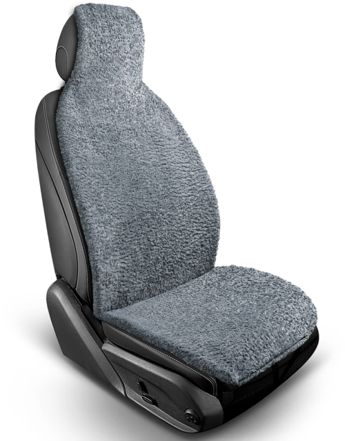 Bremer Sitzbezüge Kunstfell Autositzauflage Sitzbezug für Fiat Ducato / Boxer / Jumper grau - Sitzbezüge von Bremer-Sitzbezüge
