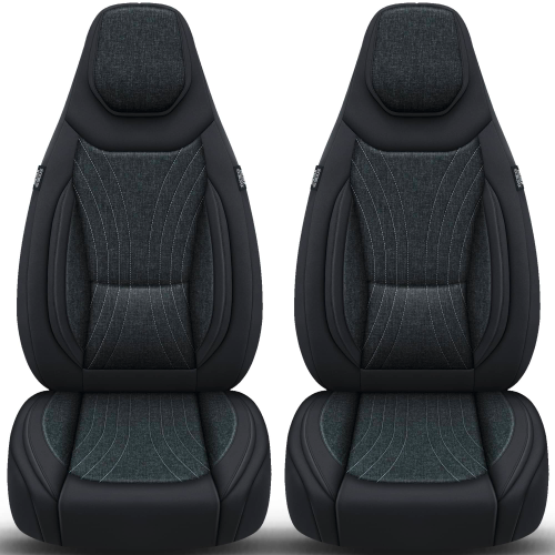 Bremer Sitzbezüge Wohnmobil Schonbezüge C-Serie 2 Stück für Fiat Ducato / Jumper / Boxer anthrazit - Sitzbezüge von Bremer-Sitzbezüge