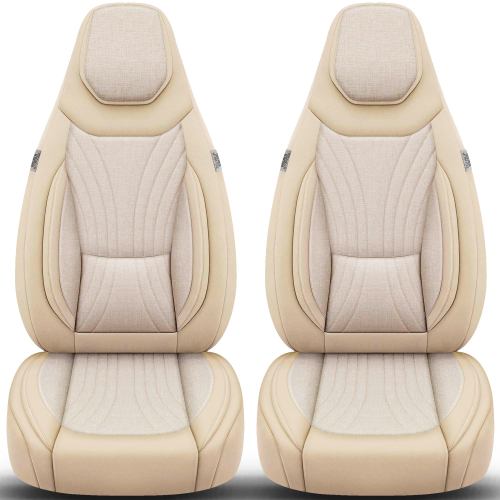 Bremer Sitzbezüge Wohnmobil Schonbezüge C-Serie 2 Stück für Fiat Ducato / Jumper / Boxer beige - Sitzbezüge von Bremer-Sitzbezüge