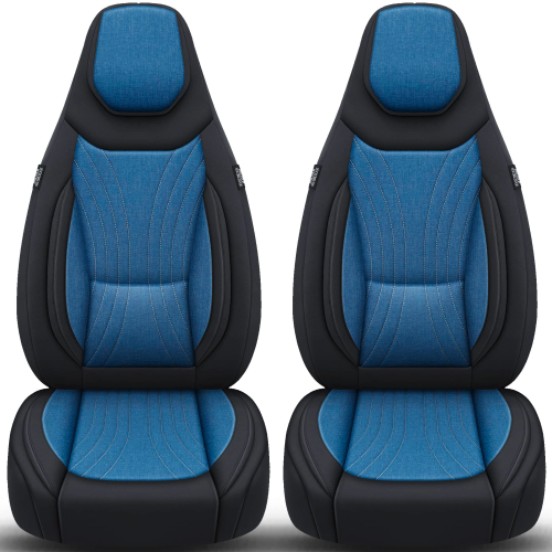 Bremer Sitzbezüge Wohnmobil Schonbezüge C-Serie 2 Stück für Fiat Ducato / Jumper / Boxer blau/schwarz - Sitzbezüge von Bremer-Sitzbezüge