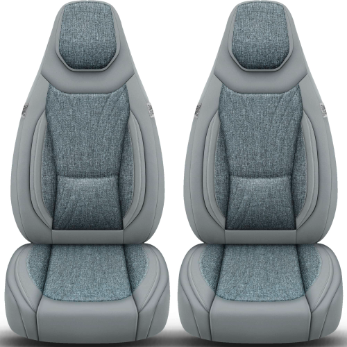 Bremer Sitzbezüge Wohnmobil Schonbezüge C-Serie 2 Stück für Fiat Ducato / Jumper / Boxer grau - Sitzbezüge von Bremer-Sitzbezüge