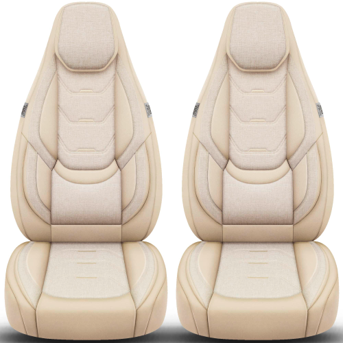 Bremer Sitzbezüge Wohnmobil Schonbezüge H-Serie 2 Stück für Fiat Ducato / Jumper / Boxer beige - Sitzbezüge von Bremer-Sitzbezüge
