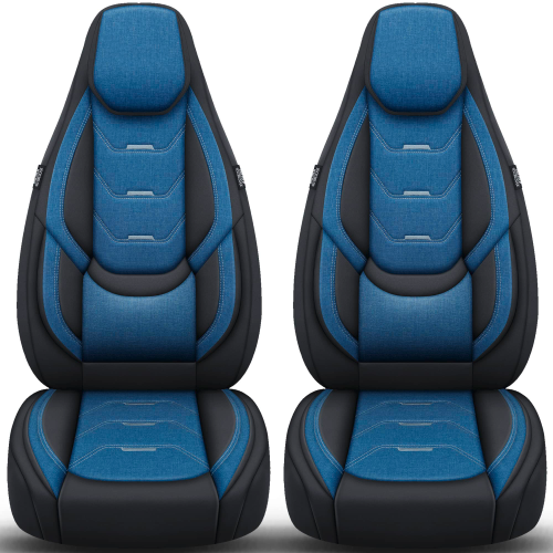 Bremer Sitzbezüge Wohnmobil Schonbezüge H-Serie 2 Stück für Fiat Ducato / Jumper / Boxer blau/schwarz - Sitzbezüge von Bremer-Sitzbezüge