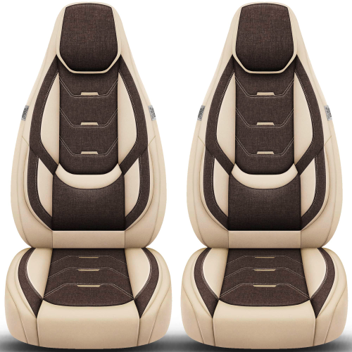 Bremer Sitzbezüge Wohnmobil Schonbezüge H-Serie 2 Stück für Fiat Ducato / Jumper / Boxer braun/beige - Sitzbezüge von Bremer-Sitzbezüge