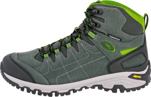 Brütting Herren-Trekkingstiefel Mount Shasta High dunkelgrau 44 - Herrenschuhe
