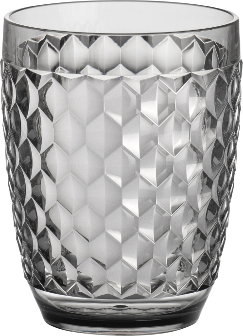 Brunner 2er-Set Wassergläser 350 ml Coralux Grau - Gläser