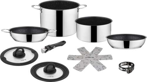 Brunner Academy NG 7+1 Kochgeschirrset 4 teilig - Kochgeschirr-Sets