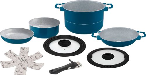 Brunner Carezza Magnetogrip Topfset 8-tlg. - 20 cm - Camping-Töpfe