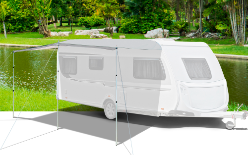 Brunner Carshade Sonnenvordach mit Keder 340 x 200 cm - Sonnensegel & Vordächer