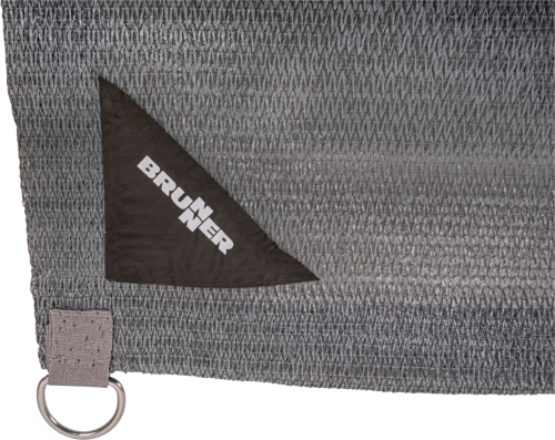 Brunner Deflector QRD Sonnensegel grau 360 x 360 cm Quadrat - Sonnensegel & Vordächer