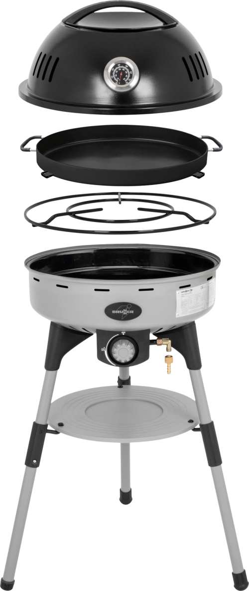 Brunner Devil BBQruiser HT Roundpan Gasgrill 50 mbar - Gasgrills
