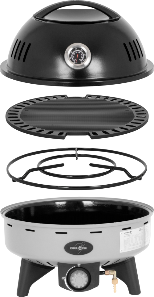 Brunner Gas Outdoor Grill Devil BBQruiser LT tragbar 50 mbar - Gasgrills