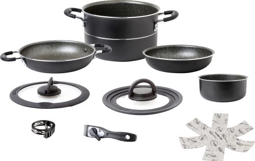 Brunner Pirate Vacublock Alu-Topfset 9 teilig - Kochgeschirr-Sets