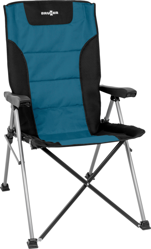 Brunner Raptor Highback Klappstuhl blau/schwarz - Faltstühle