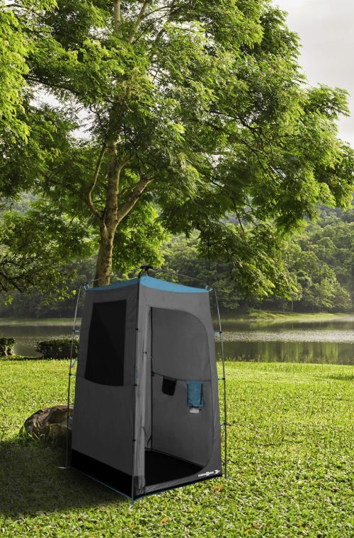 Brunner Sanity Sanitärzelt grau - Universal-/ Dusch- & Gerätezelte