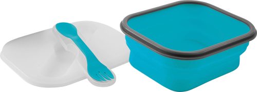 Brunner Snack Box M Foldaway Faltbox 1 Liter blau - Lebensmittelbehälter / Vorratsdosen