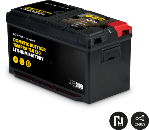Büttner Dometic Tempra TLB150 Lithiumbatterie 12 V / 150 Ah - Fahrzeug-Batterien