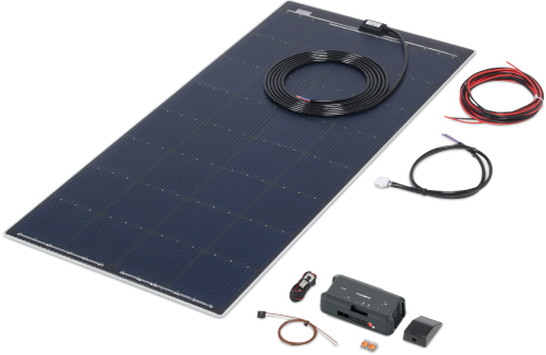 Büttner Elektronik Flat Light MT 120 FL Solaranlagen Komplettset ultraflach 1 Modul 120 Wp - Solar-Komplettsets von Büttner Dometic