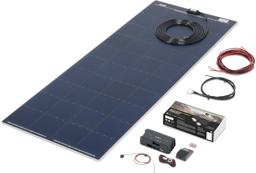 Büttner Elektronik Flat Light MT 150 FL Solaranlagen Komplettset ultraflach 1 Modul 150 Wp - Solar-Komplettsets von Büttner Dometic
