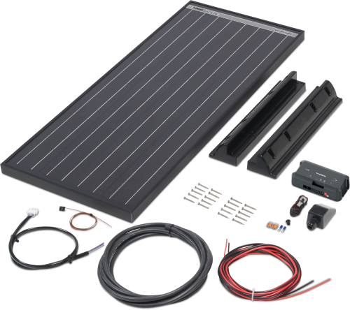 Büttner Elektronik Solar-Komplettanlage Power Blackline Solar Kit MT 100 / 1 x 100 W - Solar-Komplettsets von Büttner Dometic