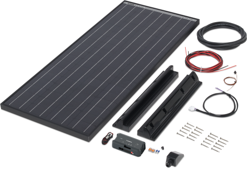 Büttner Elektronik Solar-Komplettanlage Power Blackline Solar Kit MT 130 / 1 x 130 W - Solar-Komplettsets von Büttner Dometic
