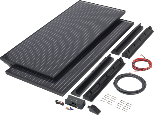 Büttner Elektronik Solar-Komplettanlage Power Blackline Solar Kit MT 400 / 2 x 200 W - Solar-Komplettsets von Büttner Dometic