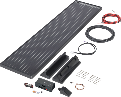 Büttner Elektronik Solar-Komplettanlage Power Blackline Solar Kit MT 75 / 1 x 75 W - Solar-Komplettsets von Büttner Dometic
