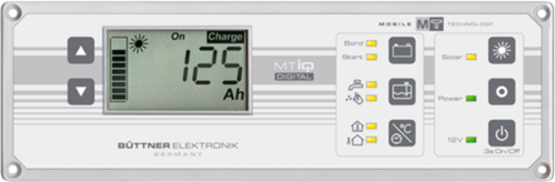 Büttner MT iQ InfoPanel Digital Batteriecomputer mit Shunt 400 A - Füllstandsanzeiger & Tankelektroden von Büttner Dometic