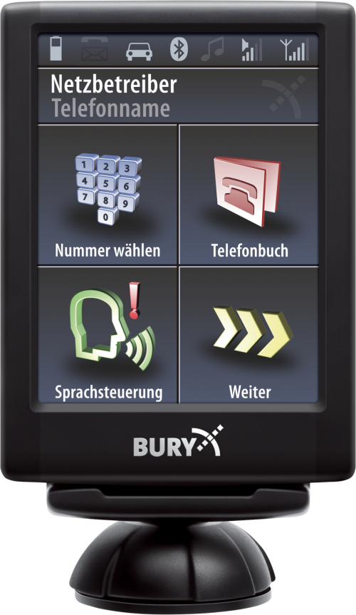 Bury Freisprecheinrichtung CC 9056 Plus mit Bluetooth und Touchscreen - sonstiges Sicherheitszubehör