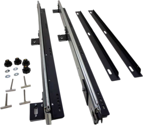 BusBoxx Schienen für Heckauszug heckBOXX DIY Starter 1220 mm VW T5/T6/T6.1 Mulitvan/Beach  - Scharniere, Beschläge & Möbelzubehör