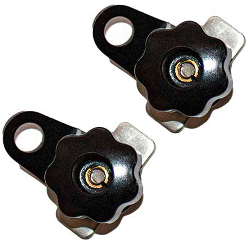 BusBoxx Winkellochplatte Kederstein für original Kederschiene VW T5/T6/T6.1/New California Beach 2 Stück - Halterungen & Fächer