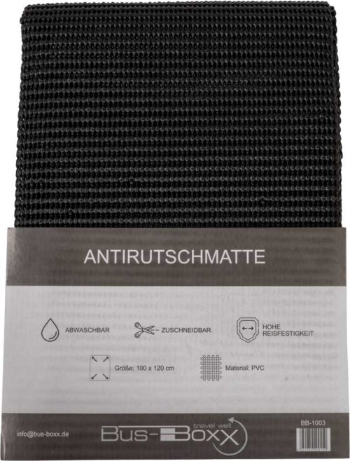 BusBoxx heckBoxx Antirutschmatte zuschneidbar 100 x 120 cm - Transportieren & Befestigen