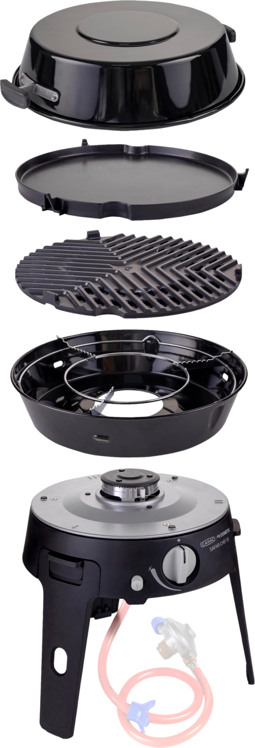 CADAC Safari Chef 30 LP Deluxe Gasgrill 1,8 kW 30 mbar - Gasgrills von Cadac Dometic