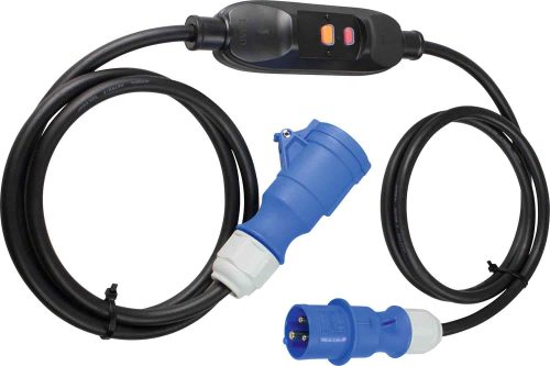 CEE-Adapterleitung mit Personenschutz-Zwischenschalter - CEE-Kabel von AS-Schwabe