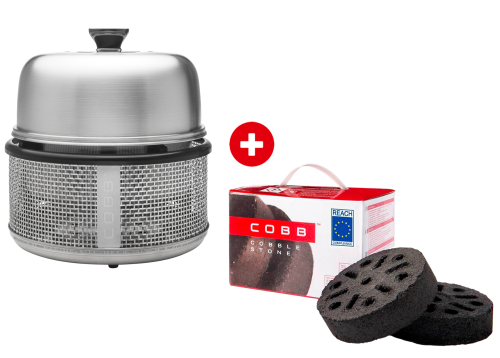 COBB Kohle Grill Air Deluxe Grill + 6 Grillbriketts gratis - Holzkohlegrills