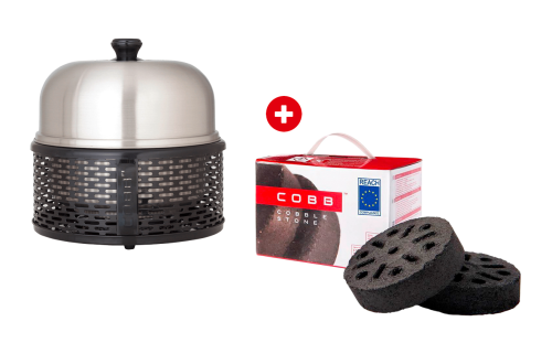 COBB Kohle Grill Pro Black + 6 Grillbriketts gratis - Holzkohlegrills