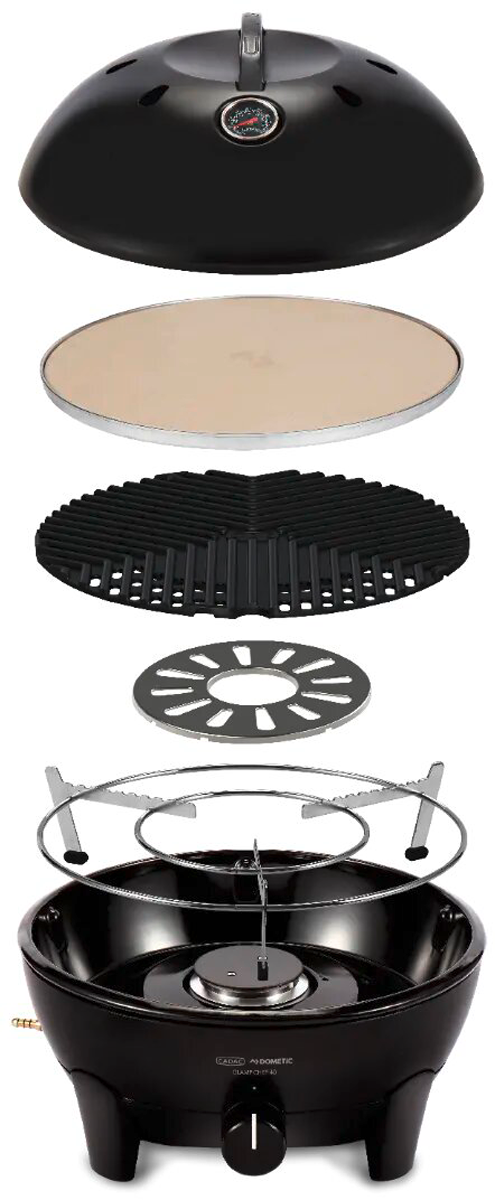 Cadac Glamp Chef 40 Gas-Tischgrill tragbar 50 mbar - Gasgrills von Cadac Dometic